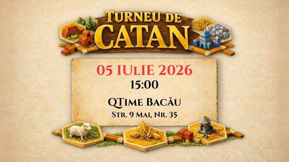 TURNEU de CATAN #6 la QTime