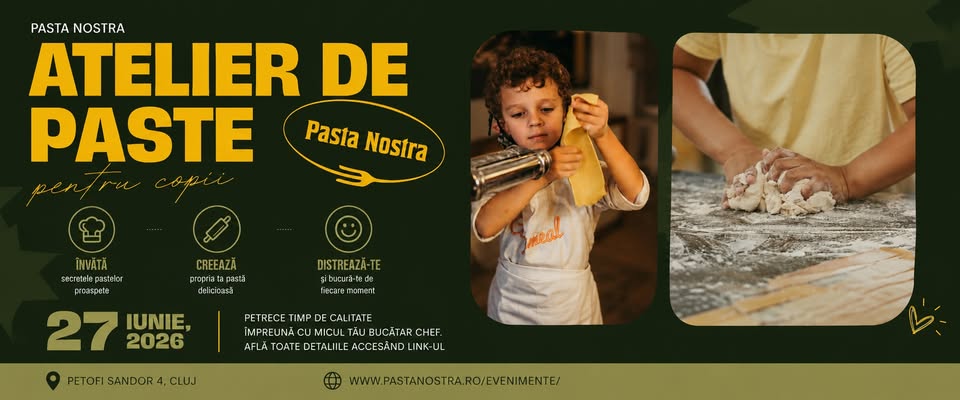 Atelier de paste pentru copii 7-14 ani