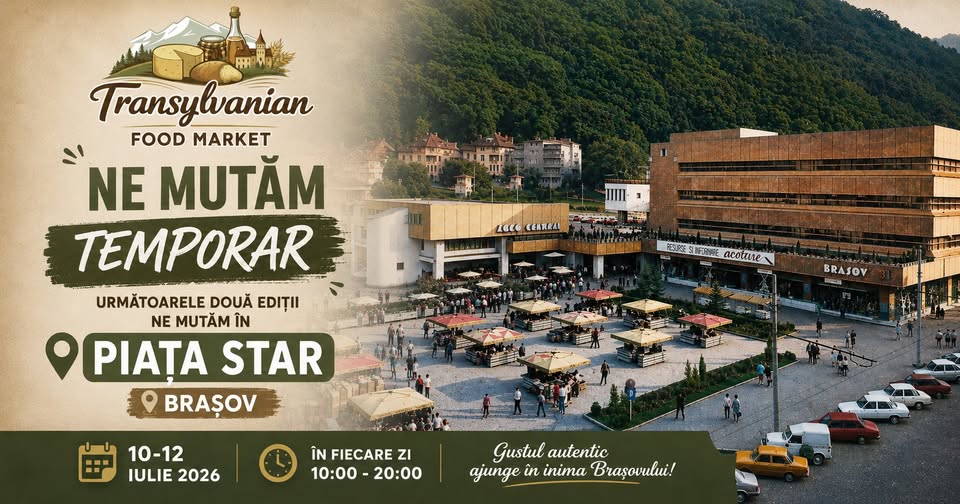 Târg de produse tradiționale – Transylvanian Food Market – ediția din iulie