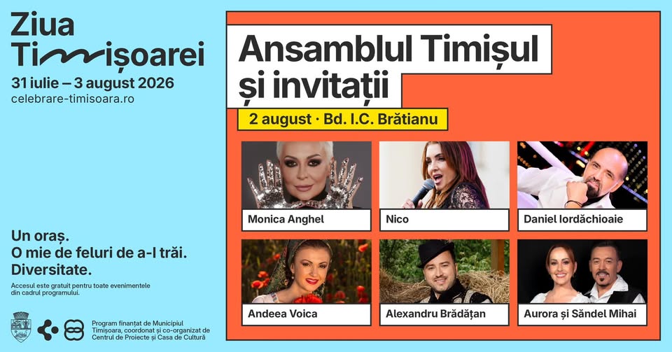 Ansamblul Timișul și invitații @ Ziua Timișoarei | Timișoara City Celebration