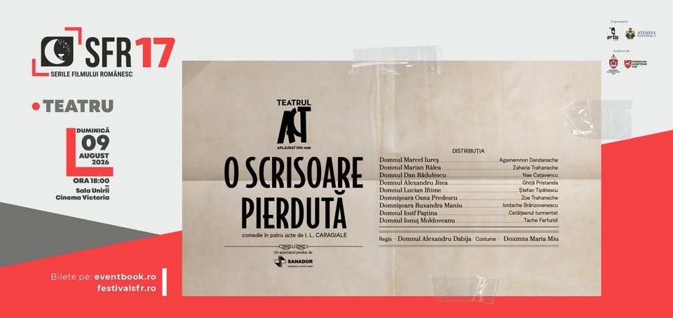 SFR 17: „O scrisoare pierdută” | un spectacol marca Teatrul ACT