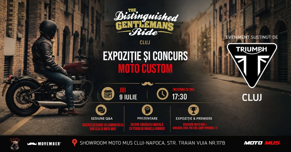 Expoziție & Concurs Moto Custom | DGR Cluj & MOTO MUS