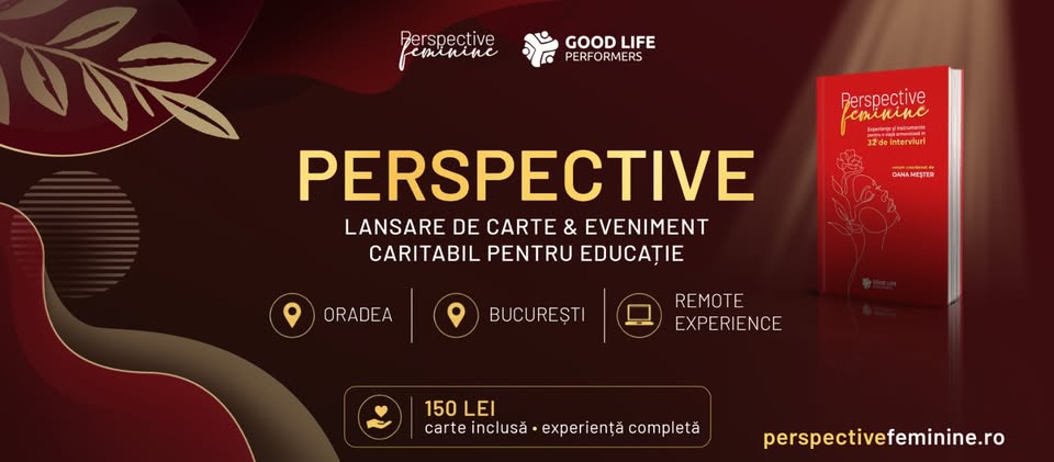 PERSPECTIVE București – lansare de carte și eveniment caritabil pentru educație