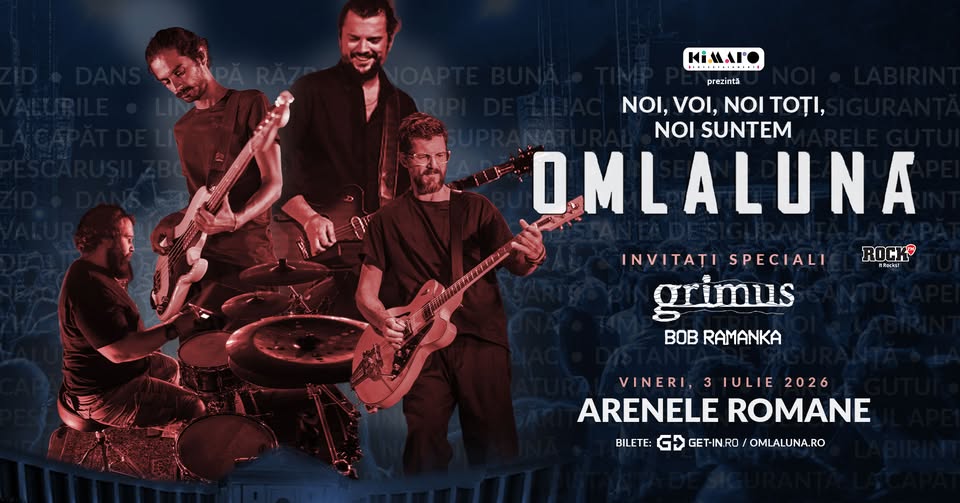 om la lună ── Arenele Romane, Bucuresti • 3 iulie 2026