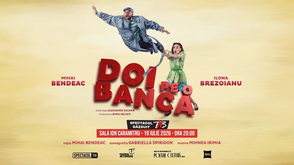 BUCUREȘTI: Doi pe o bancǎ @TNB // Mihai Bendeac – Ilona Brezoianu