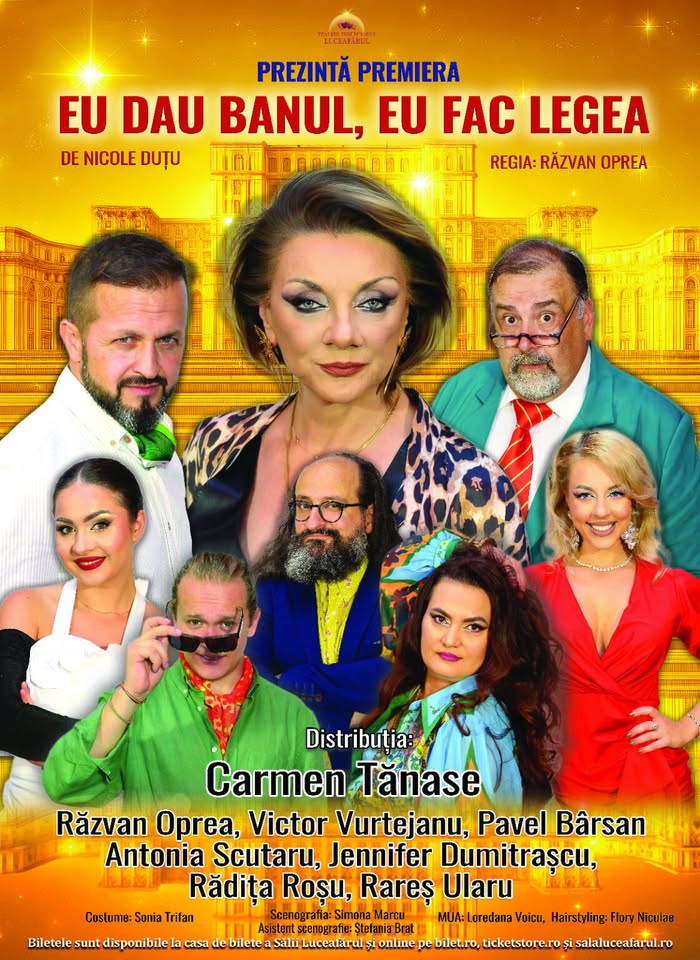 EU DAU BANU’, EU FAC LEGEA! – Sala Luceafarul