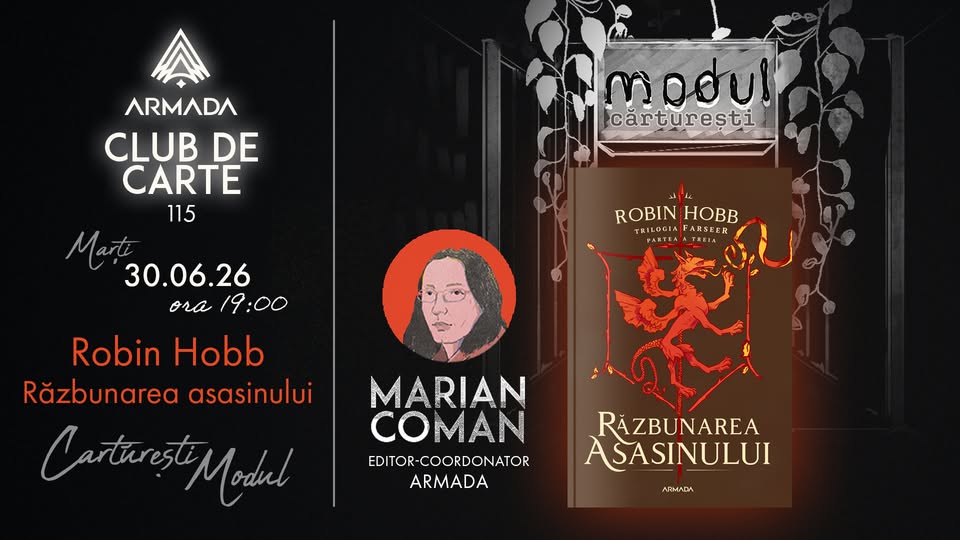Club de carte Armada #115 – „Răzbunarea asasinului”, de Robin Hobb