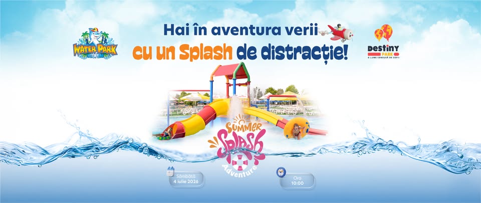 Hai în aventura verii cu un splash de distracție ☀️