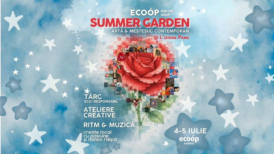 Pop-up Shop Ecoóp | Summer Garden @L’iziera Park | Artă & meşteşug contemporan