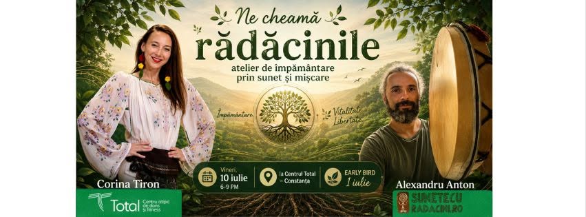 Ne cheamă rădăcinile! – atelier de împământare prin sunet şi mişcare