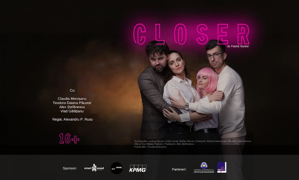 CLOSER – de Patrick Marber (premieră) — Constanța