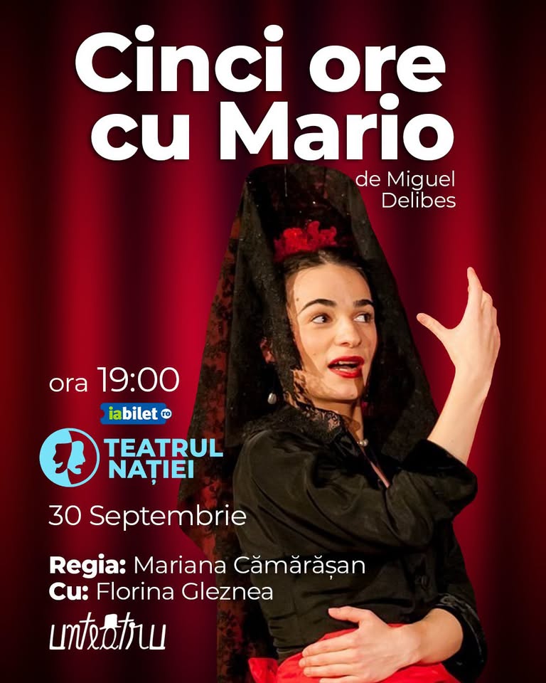 Teatru ~ Cinci ore cu Mario, de Miguel Delibes