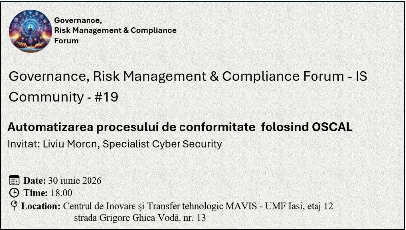 Automatizarea procesului de conformitate folosind OSCAL