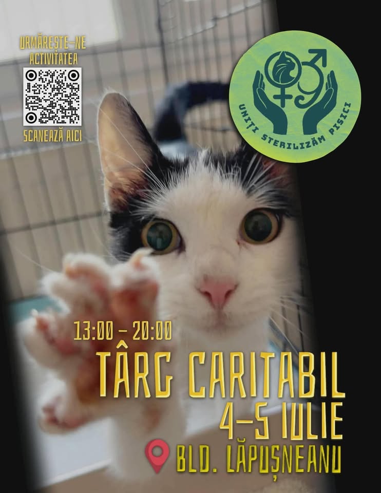 Targ caritabil Uniti Sterilizam Pisici