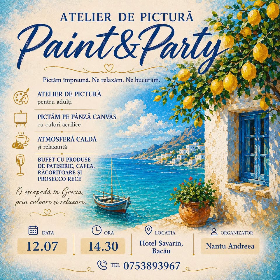 Atelier de pictură PAINT&PARTY