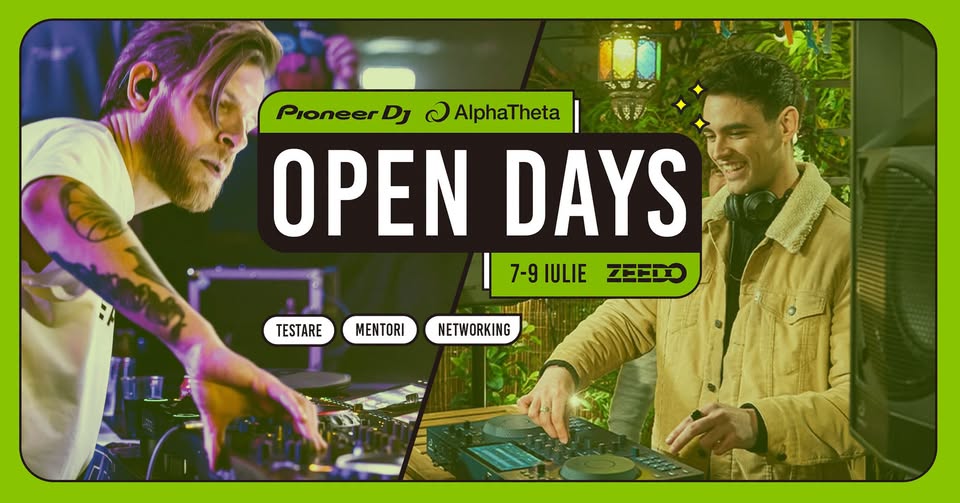 🎧 AlphaTheta Tour Bucharest 2026 | Open Days @ Zeedo Shop
