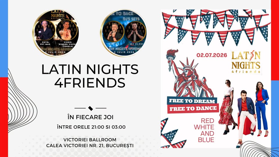 Latin Nights 4friends every thursday 2026