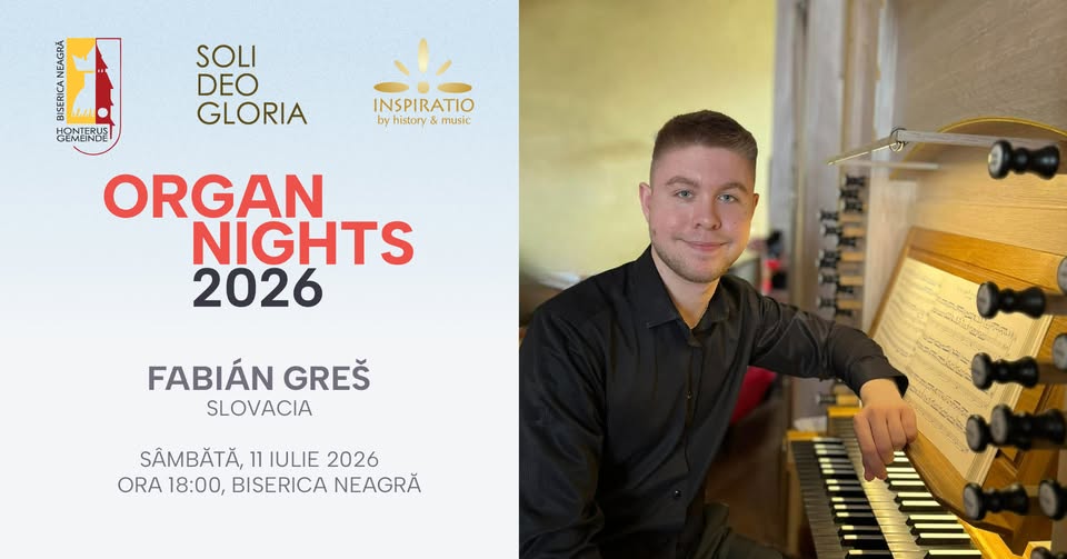 Organ Nights – Fabián Greš la Biserica Neagră