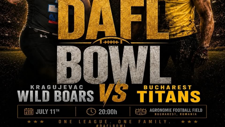 DAFL Bowl | Kragujevac Wild Boars vs Bucharest Titans