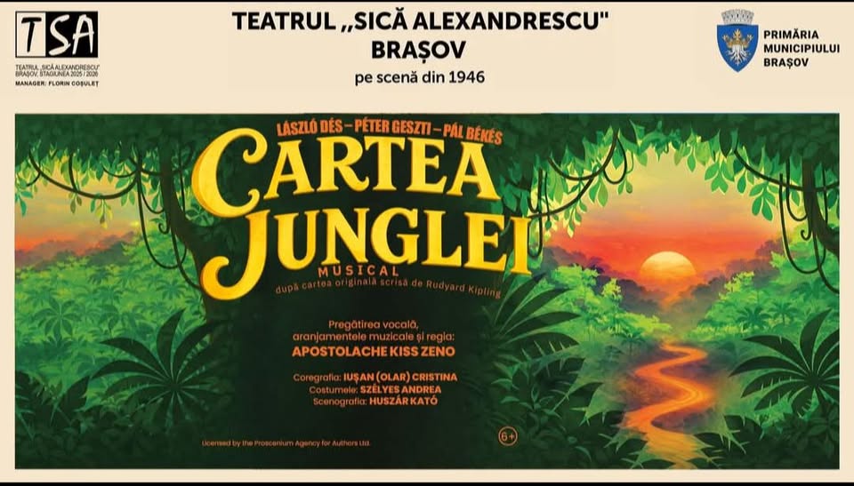 CARTEA JUNGLEI – MUSICAL PENTRU TOATĂ FAMILIA