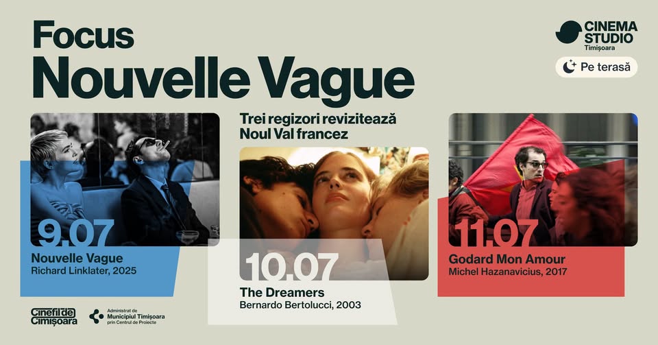Focus Nouvelle Vague pe terasă la Studio
