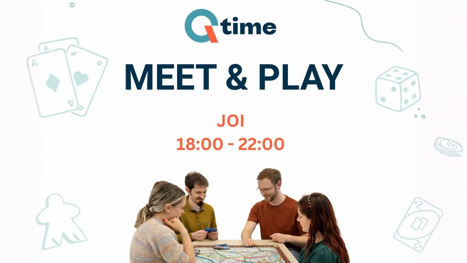 Meet & Play – Seară de jocuri la QTime