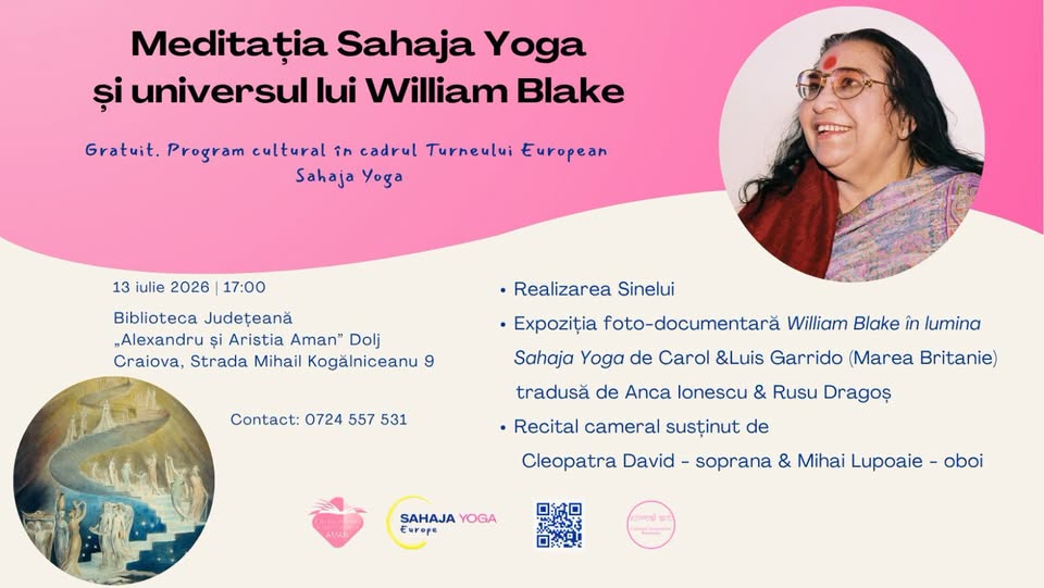 Meditația Sahaja Yoga și Universul lui William Blake