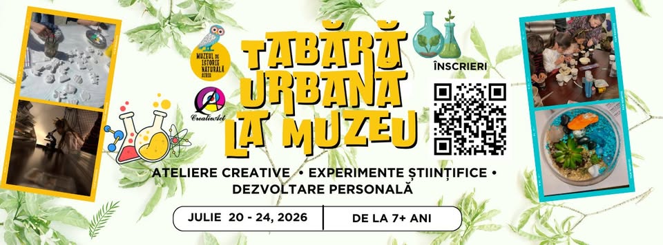 Tabără Urbană la Muzeul de Istorie Naturală