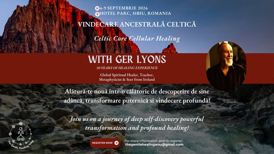 Ger Lyons in Romania – Vindecare Ancestrală Celtică/ Healing Event with Celtic & Nordic Teachings