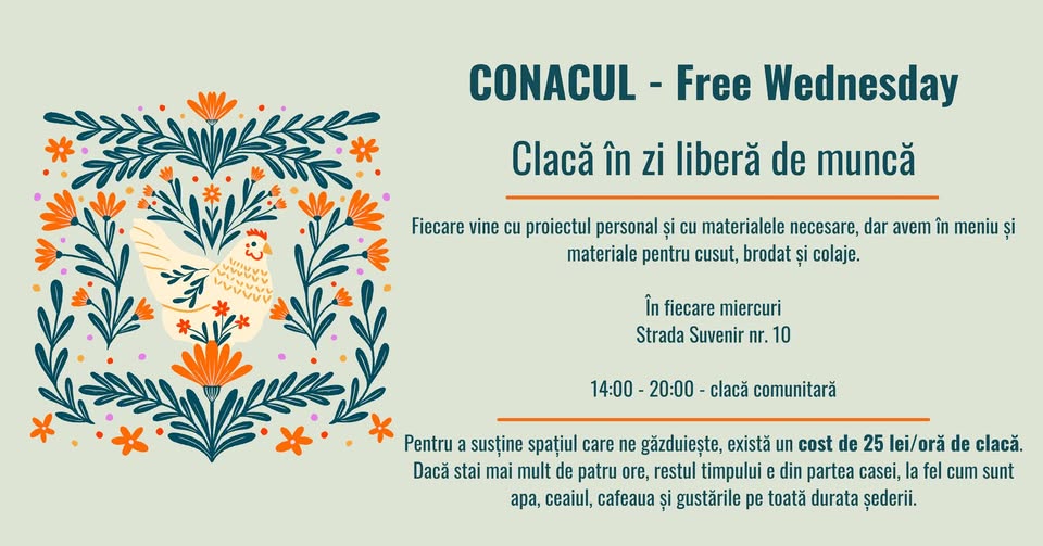 CONACUL – Free Wednesday