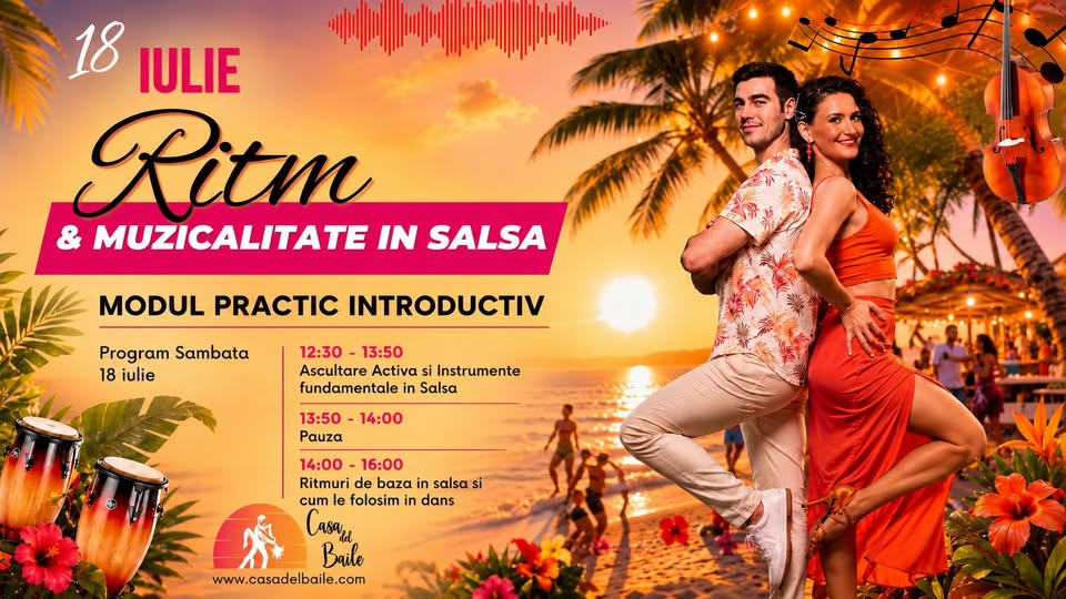 Ritm & Muzicalitate in Salsa – Modul I