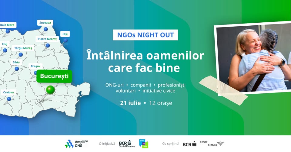 [SOLD OUT] 💙 NGOs Night Out ajunge în București