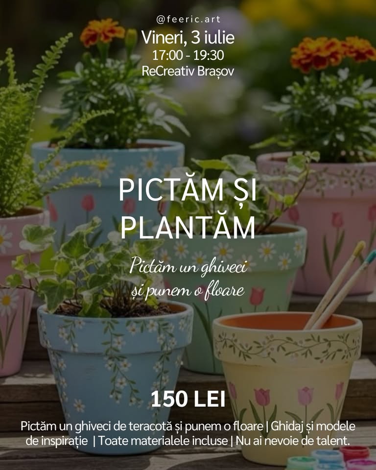 Pictăm și Plantăm 🖌️🌸