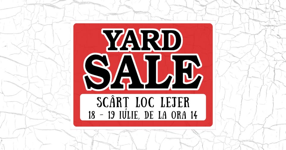 YARD SALE – Vintage, Second Hand, Hand Made & Vinyl Fair