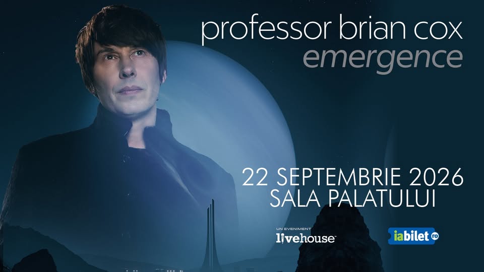 SOLD OUT – Professor Brian Cox – Emergence | Live in Bucharest