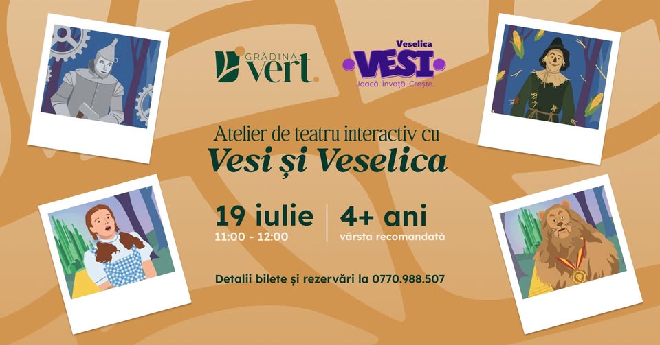Atelier de teatru interactiv cu Vesi și Veselica