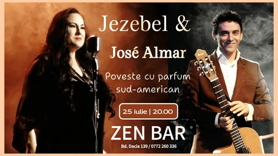 Jezebel & José Almar live pe terasa Zen Bar