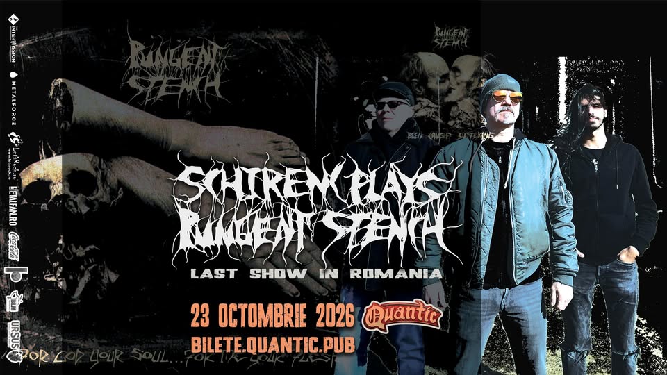 Schirenc Plays PUNGENT STENCH – LAST show in Romania @ Quantic 23.10.2026