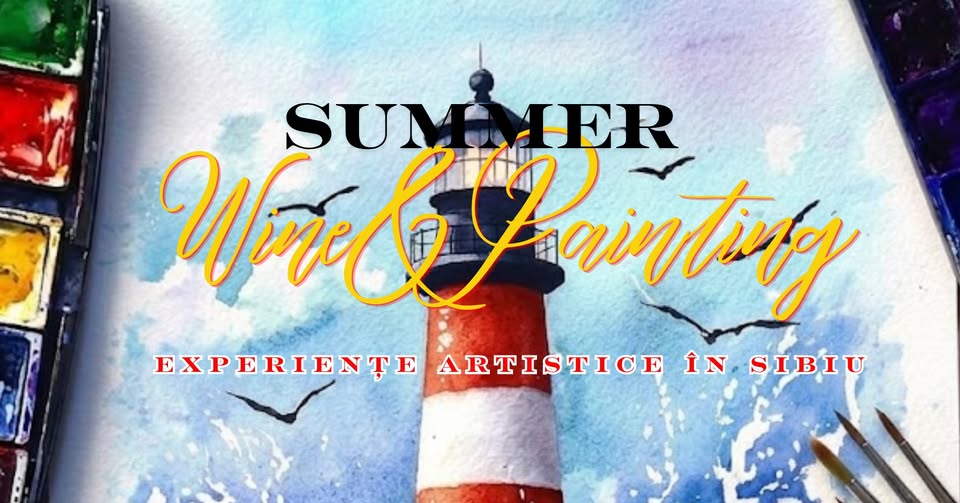 Wine & Painting. Atelier de pictură pentru adulți.