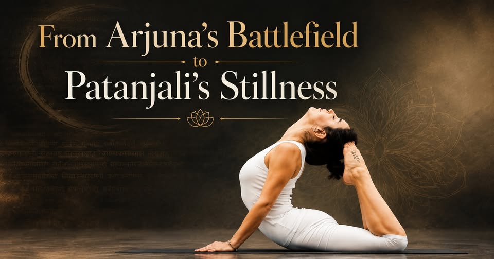From Arjuna’s Battlefield to Patanjali’s Stillness- Discover the Complete Path of Yoga