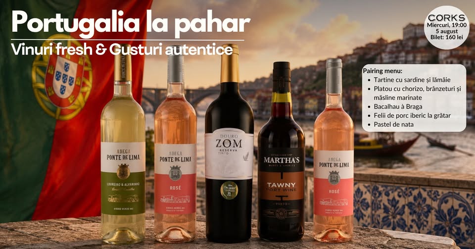 Portugalia la pahar | Vinuri fresh & Gusturi autentice