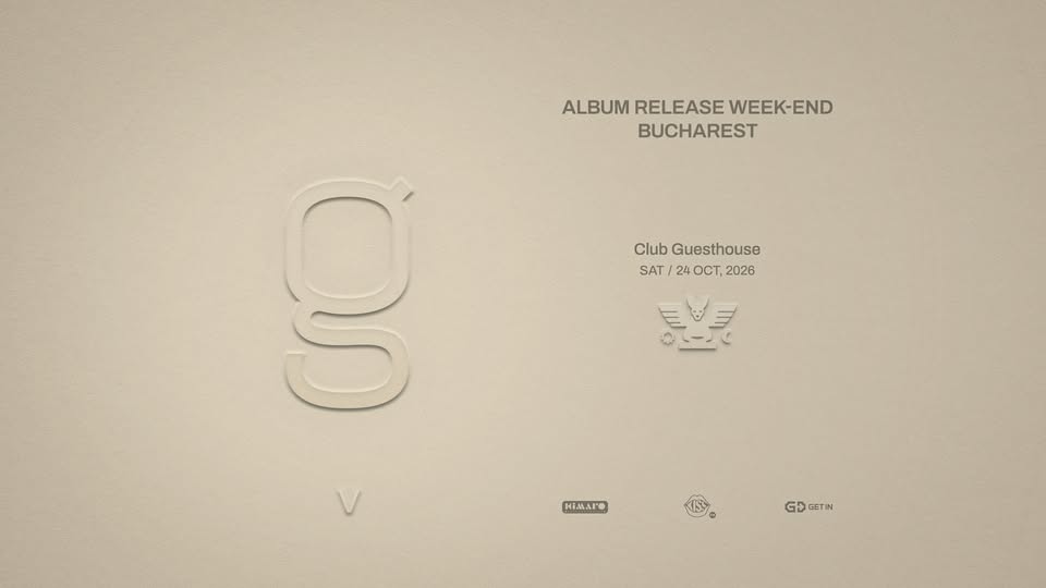 Golan • V Album Release • Guesthouse • 24.10 — București