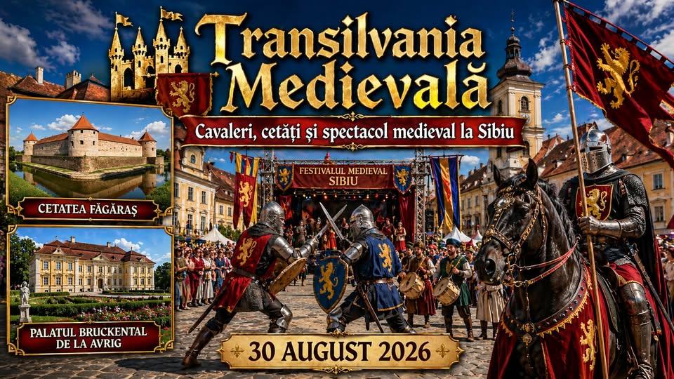 🏰 Transilvania Medievală –Cavaleri, cetăți și spectacol medieval la Sibiu