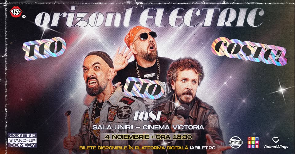 IAȘI | Teo, Vio și Costel – Orizont Electric | Stand Up Comedy Show