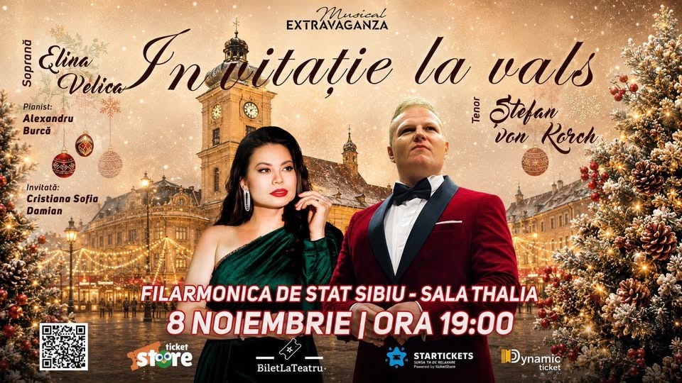 INVITAȚIE LA VALS – feerie de bal în paşi de dans – Sibiu