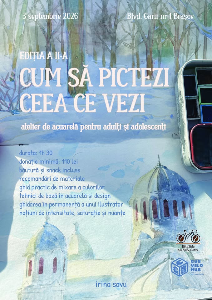 Atelier de acuarelă- Cum să pictezi ceea ce vezi