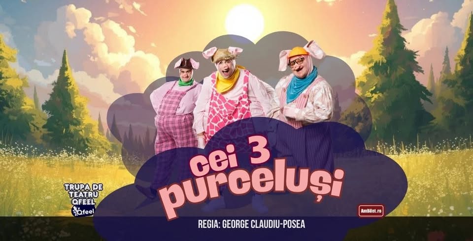 Cei trei Purceluși – by Qfeel la Constanta