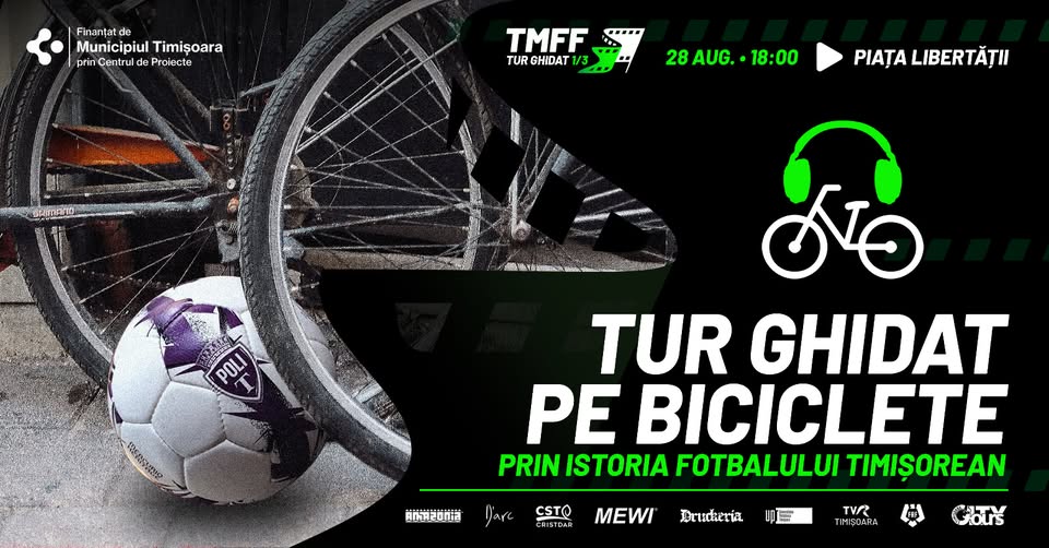 TMFF TUR GHIDAT 1/3 // Pe biciclete prin istoria fotbalului timișorean