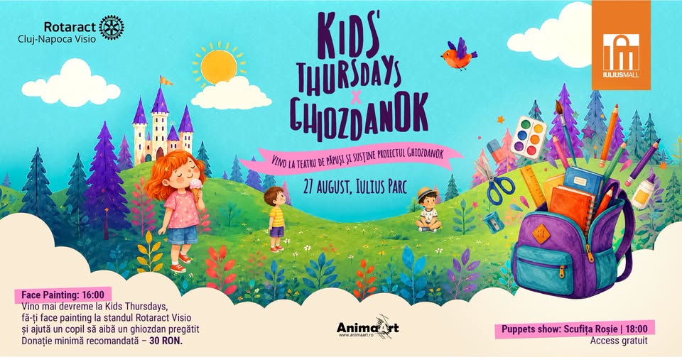 Kids Thursdays x GhiozdanOK – 27 august