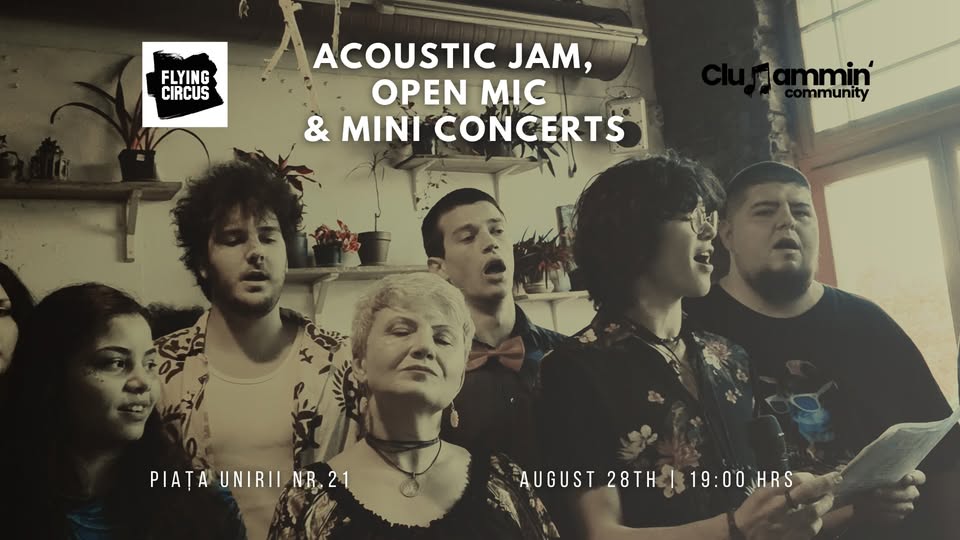Acoustic Jam, open mic & mini concerts | FLYING CIRCUS | August edition